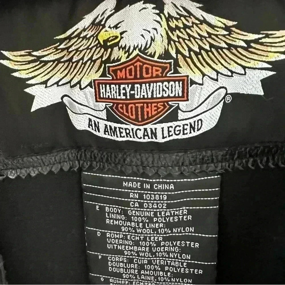 Harley Davidson Leather Jacket - Picture 9 of 13